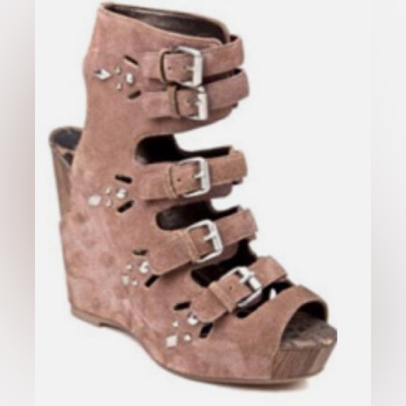 New Sam Edelman kinley wedge platform sandals - Picture 2 of 12